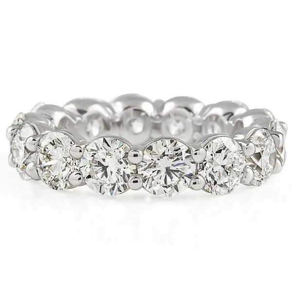 Round Diamond Eternity Band