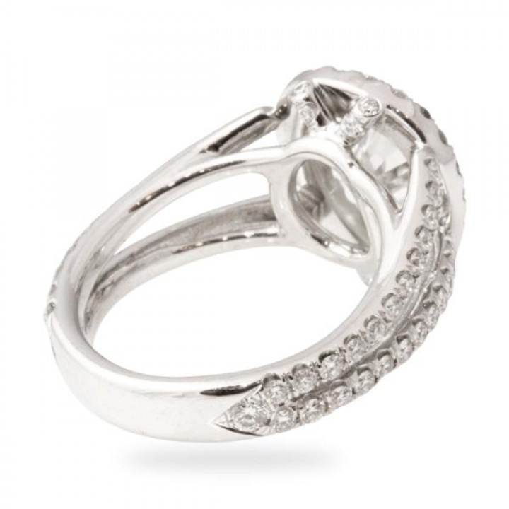 2.50 ct Pear Diamond Platinum Engagement Ring
