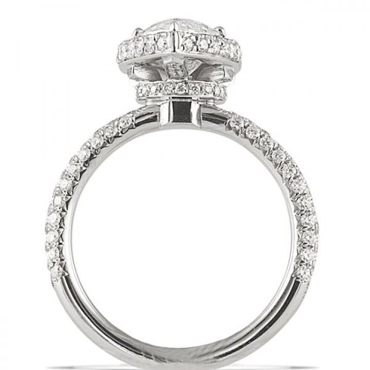 1.84 carat Marquise Diamond Platinum Engagement Ring