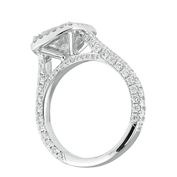 1.85 ct Cushion Cut Engagement Ring