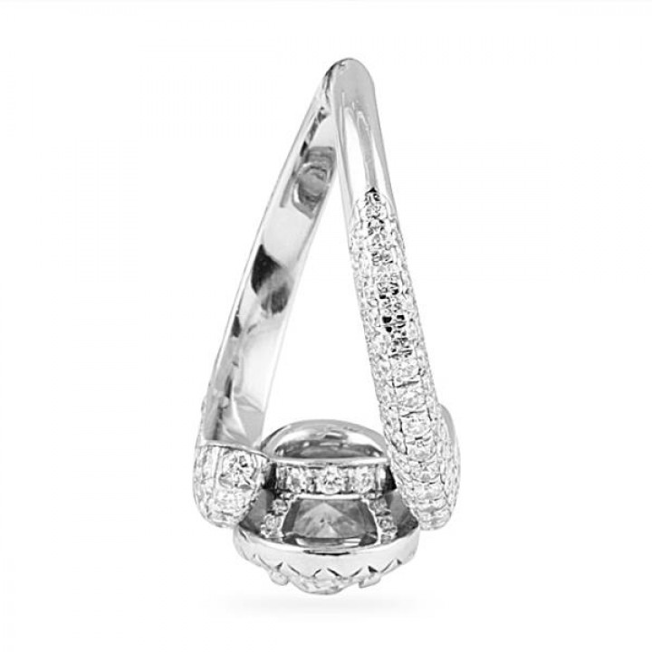 1.50 ct Oval Diamond Platinum Engagement Ring