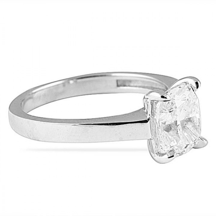 2.30 ct Cushion Cut Platinum Engagement Ring