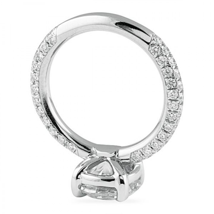 2.51 ct Round Diamond Platinum Engagement Ring