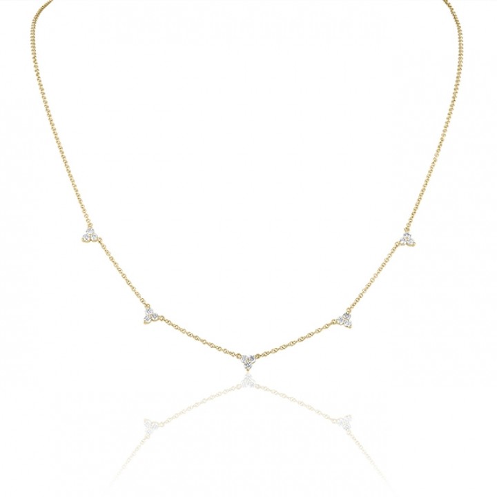 Trio Station Necklace 