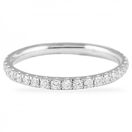 .50 carat Pave Diamond Eternity Band wg