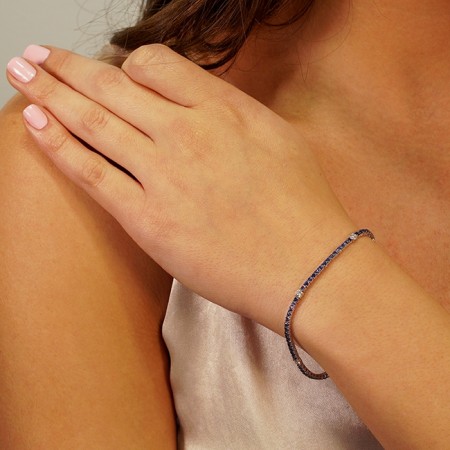 sapphire and diamond bracelet