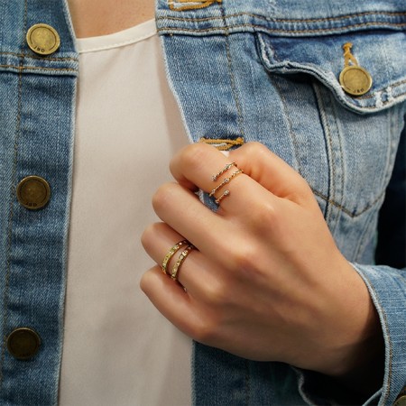 Coiled Diamond Ring product
