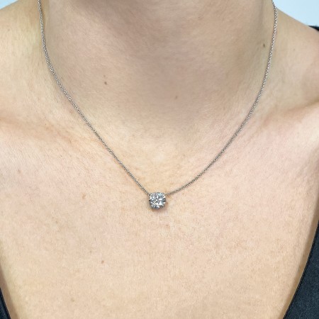 1.6ct Lab-Grown Round Diamond Solitaire Pendant product