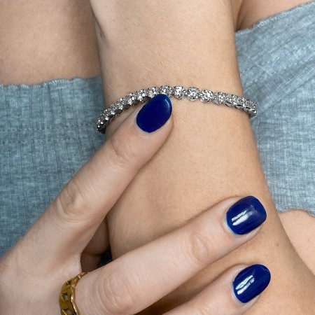 5 carat TW Illusion Set Diamond Tennis Bracelet