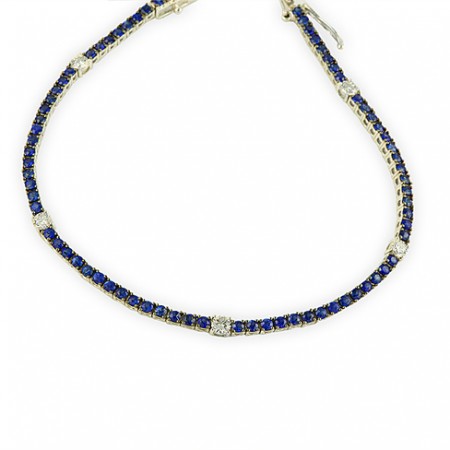 sapphire and diamond bracelet