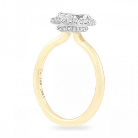 MARQUISE DIAMOND HALO ENGAGEMENT RING
