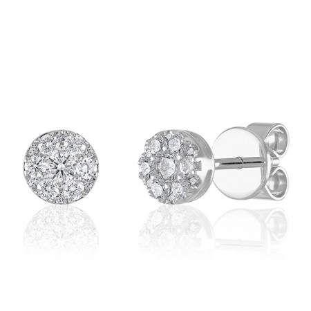 Round Cluster Earrings