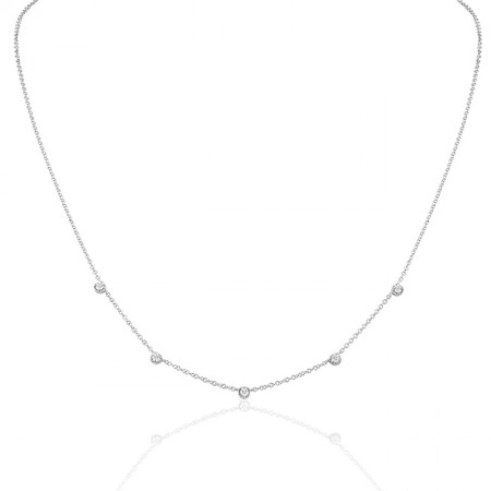 Diamond Station Necklace