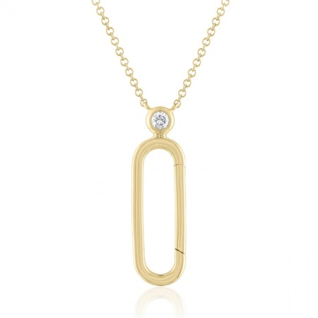 Minimalist Bezel Pendant