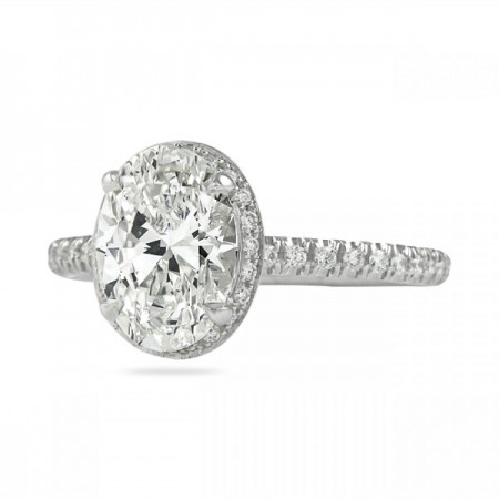 HIDDEN HALO ENGAGEMENT RING