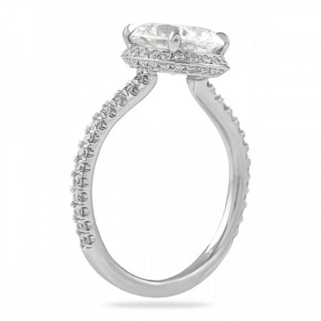 HIDDEN HALO ENGAGEMENT RING