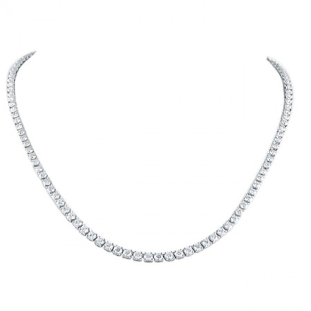 10.62 carat TW Diamond Tennis Necklace