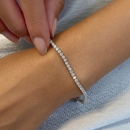 2.95 carat Lab-Grown Diamond Tennis Bracelet