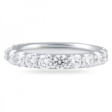 2.1 carat Diamond Low Profile 'U-Shape' Eternity Band flat