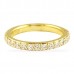 1.2 carat Pave Diamond Eternity Band yg flat