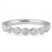 halfway bezel set diamond band