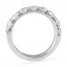 diamond wedding band with halfway of diamonds