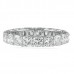 cushion cut diamond wedding band ring platinum
