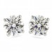 .60 ct TW Diamond Stud Earrings flat