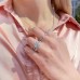 2.69 carat Round Diamond Platinum Six-Prong Engagement Ring lifestyle