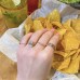 Oval Moissanite Super Slim Band Engagement Ring chip