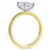 1.90ct Hybrid Step Cut Solitaire Engagement Ring side