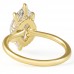2.72 Carat Marquise Cut Lab Diamond Ring back
