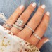 0.45 Carat Round Diamond Bezel Set Wedding Band lifestyle