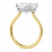 5.03 carat Cushion Cut Diamond Invisible Gallery™ Ring profile