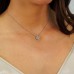 Diamond 18k White Gold Pendant Necklace lifestyle