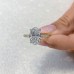 3.45 carat Oval Lab Diamond Two-Tone Three-Row Ring lifestyle