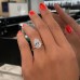 4.34 carat Pear Lab Diamond Solitaire Ring lifestyle