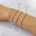 7.9 carat Emerald Cut Lab Diamond East-West Tennis Bracelet lifestyle