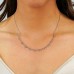 Dangling Bezel Set Diamond Necklace lifestyle