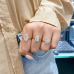 2.70 carat Round Lab Diamond Two-Tone Solitaire Ring lifestyle fist
