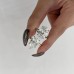 4.34 carat Pear Lab Diamond Solitaire Ring lifestyle pair