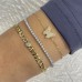 Bezel Diamond Chain Link Bracelet lifestyle