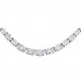 12.56 carat Oval Lab Diamond Graduating Tennis Necklace closeup