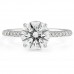 1.7ct Round Lab Grown Diamond Engagement Ring top
