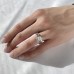 2.26 Carat Antique Oval Lab Diamond Bezel Ring lifestyle