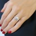 3.15 carat Round Lab Diamond Pave Band Ring lifestyle
