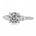 round three stone engagement ring