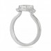 1.40ct Emerald Cut Diamond Three-Stone Ring gallery view