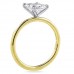 1.51ct Radiant Cut Diamond Solitaire Engagement Ring side