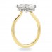 3.17 carat Oval Lab Diamond Invisible Gallery™ Ring side